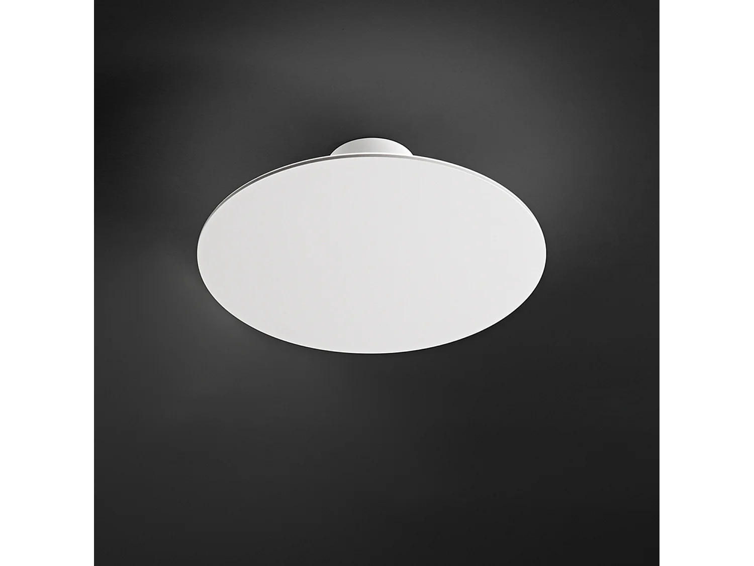 Plafonete LED de teto em metal e alumínio, acabamento branco mate, 38W, CCT selecionável 3000K-4000K-6000K, regulável - Marca Perenz, alta qualidade