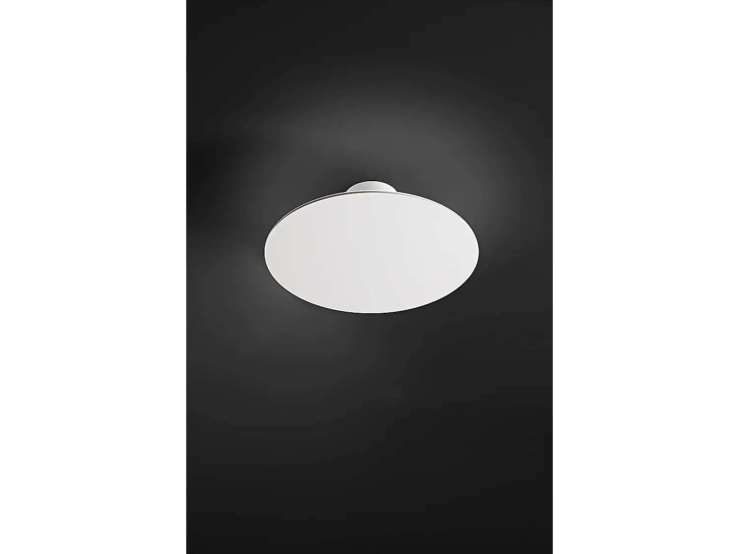 Plafonete LED de teto em metal e alumínio, acabamento branco mate, 38W, CCT selecionável 3000K-4000K-6000K, regulável - Marca Perenz, alta qualidade