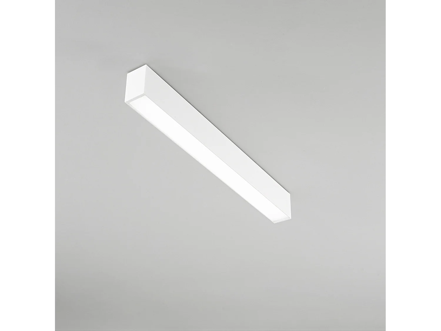 20W modulaire LED-plafondlamp 60 cm mat wit - dimbaar CCT-lichtsysteem met prismatische diffuser UGR<22 Klasse I - Perenz