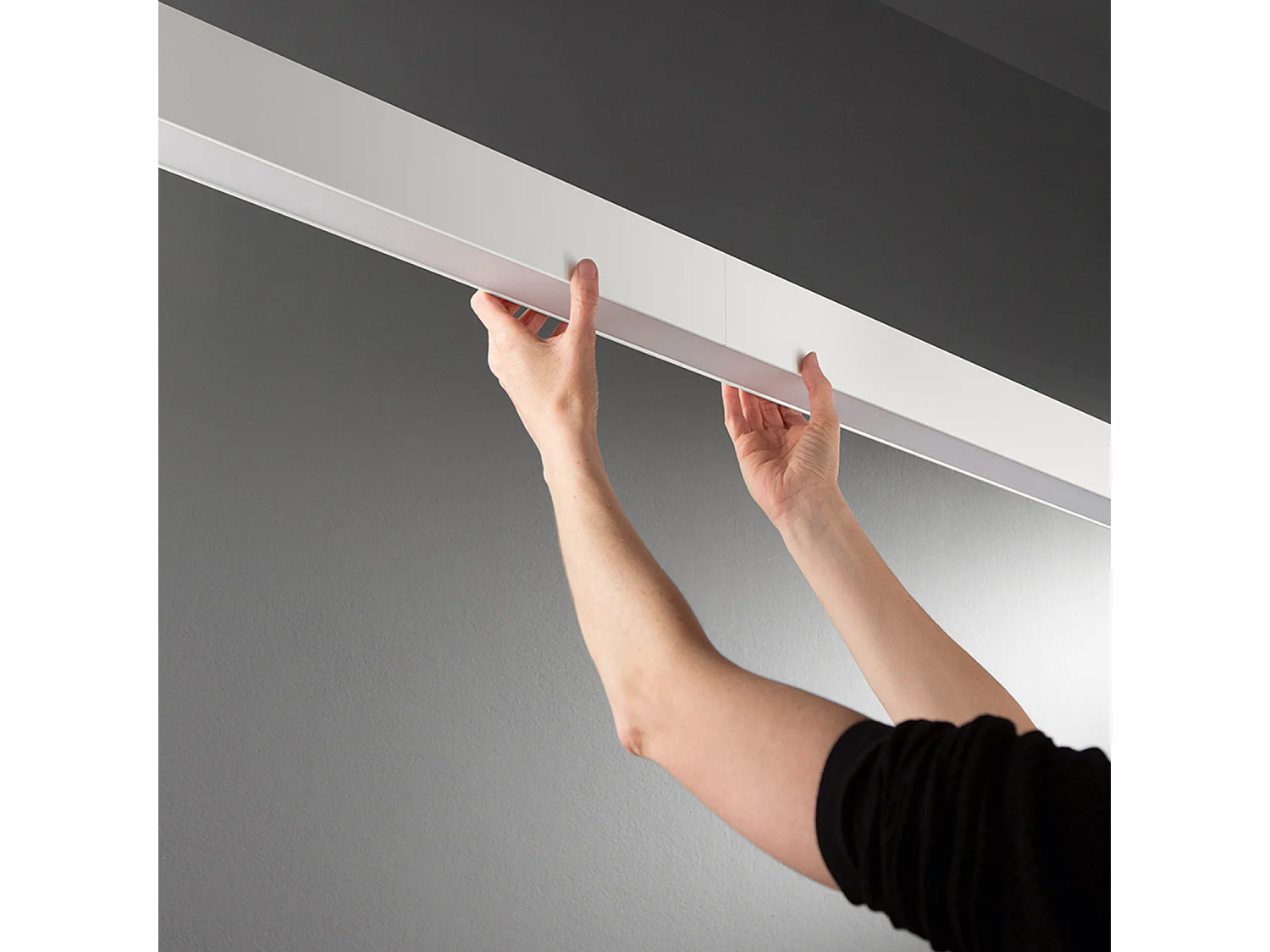 20W modulaire LED-plafondlamp 60 cm mat wit - dimbaar CCT-lichtsysteem met prismatische diffuser UGR<22 Klasse I - Perenz