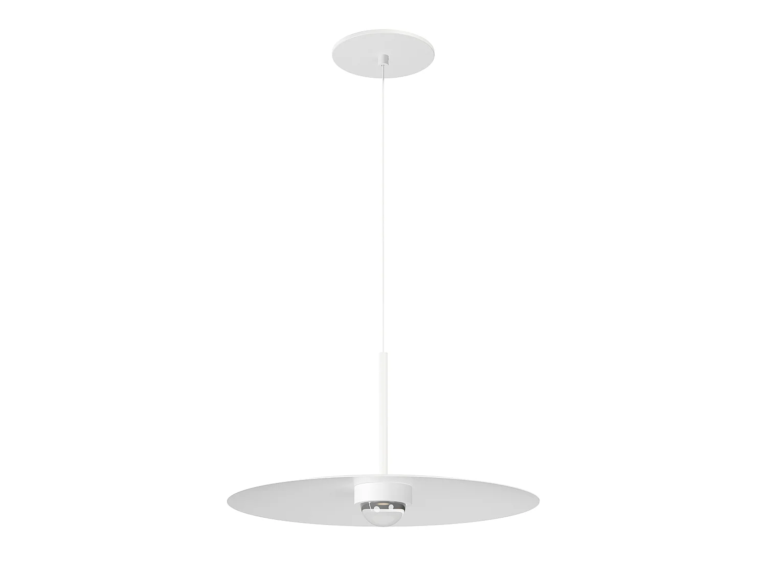 Beneito & Faure Hat Suspension Recessed 8W 83º 2700K White Mat - Professionele LED-hanglamp voor binnen met warm licht
