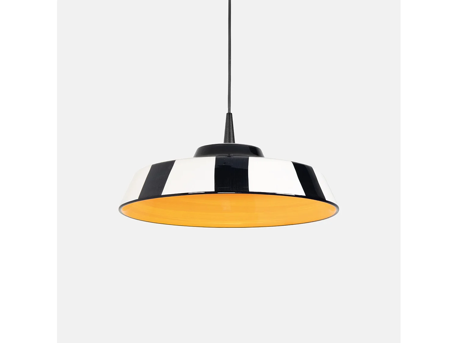 Circus Lampe à Suspension LED 8W 2700K 645lm en Céramique Made in Italy Diamètre 35 cm Couleur Jaune Design Modulaire pour Intérieur IP40
