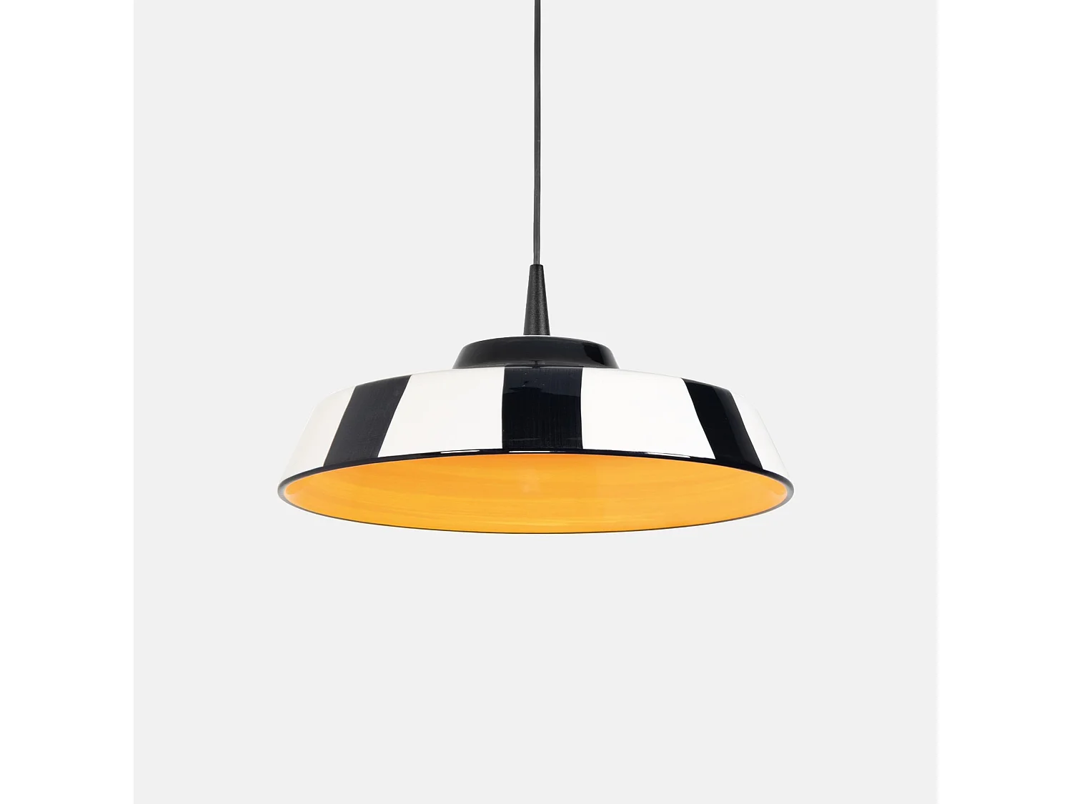 Circus LED pendellampe 8W 2700K 645lm Keramik Fremstillet i Italien Diameter 35 cm Gul farve Modulært design til indendørs brug IP40
