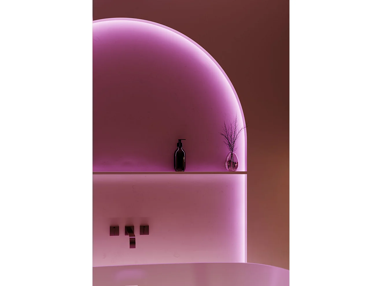 Atmos GU10 XL buisvormige hanglamp, mat wit, opbouw- of inbouwmontage, verstelbaar ontwerp - Beneito & Faure