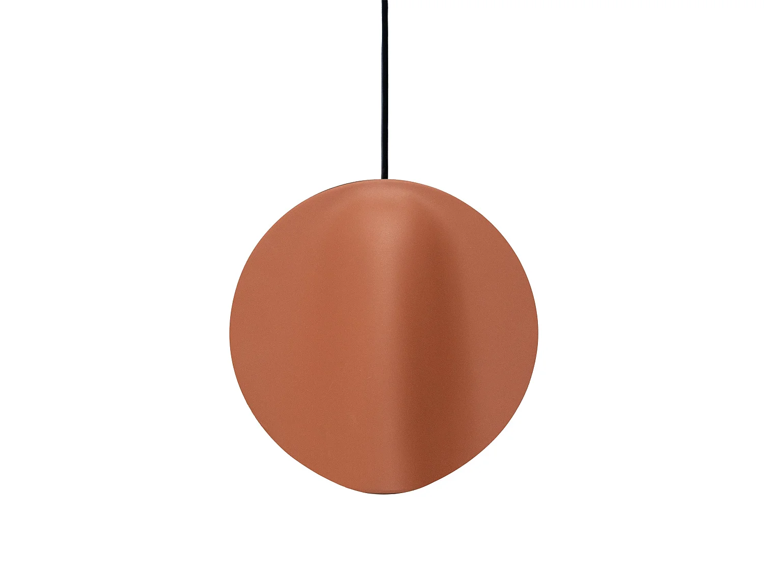 Sirio Pendelleuchte aus Terrakotta-Keramik, LED 8W 2700K, dimmbar (TRIAC), handgefertigter Lampenschirm, Made in Italy, modernes modulares Design