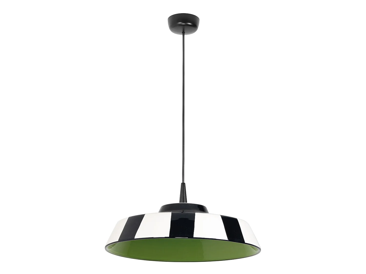 Candeeiro suspenso LED Circus em cerâmica verde, diâmetro 35 cm, altura 300 cm, IRC 90, 8W, 2700K, iluminação moderna para interiores.
