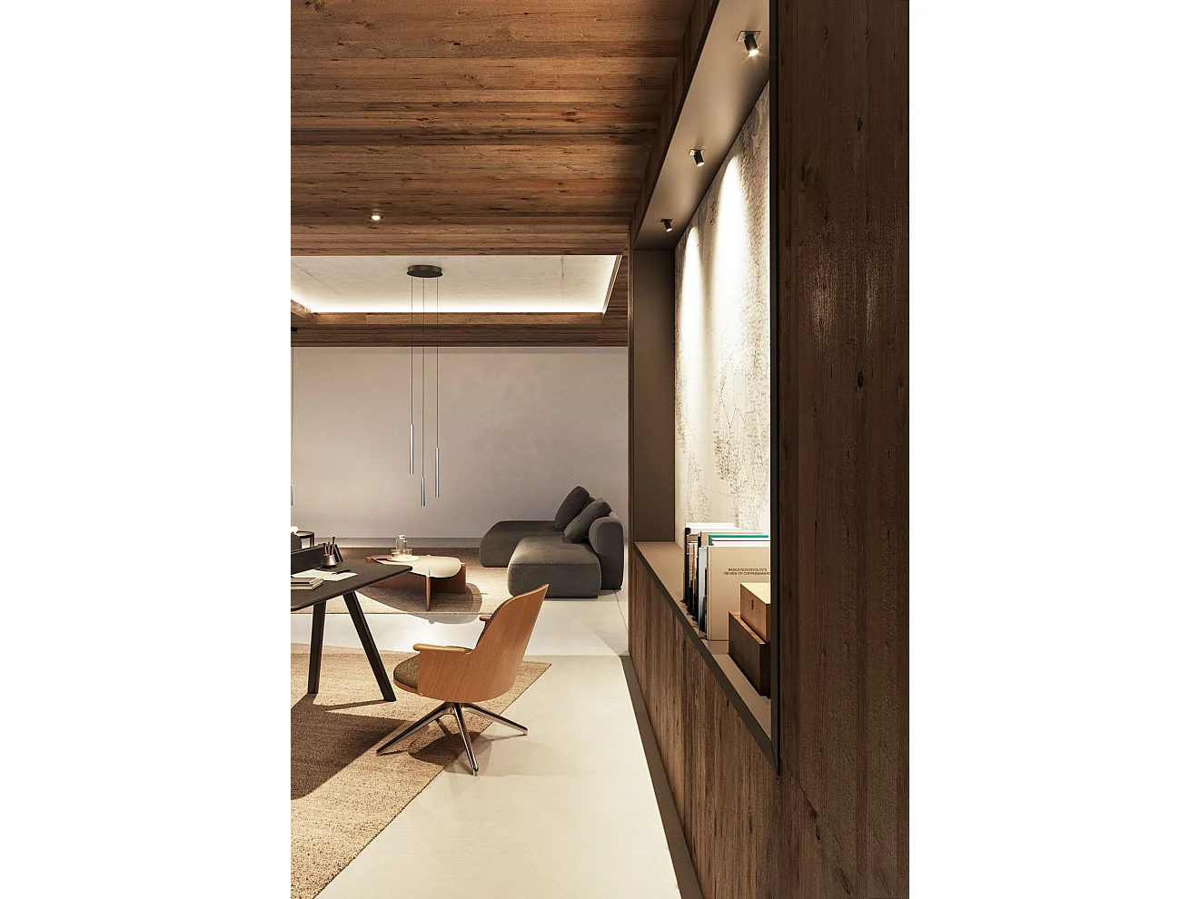 Atmos Slim XL LED pendellampe 6W CCT 2700K-4000K Tuya Smart Sølv, 45° optik, indbygget eller påbygget - Beneito