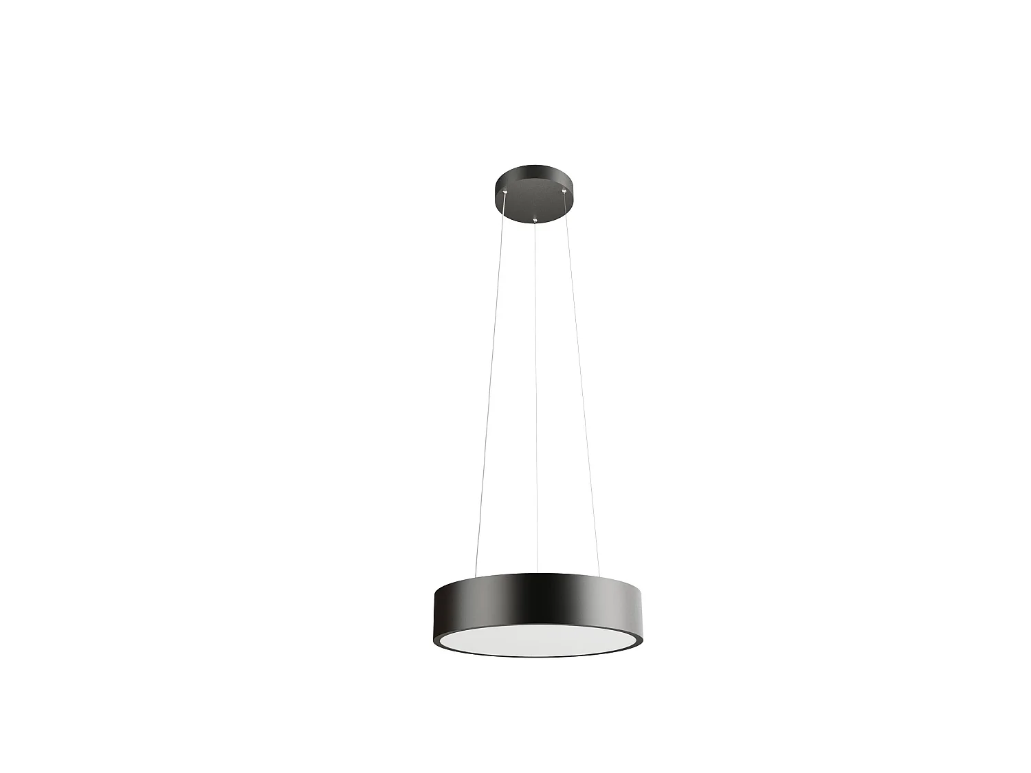 TOT lámpara colgante LED 40W 450 mm con Tuya Smart, CCT 2600K-4000K regulable y acabado negro mate - Beneito & Faure
