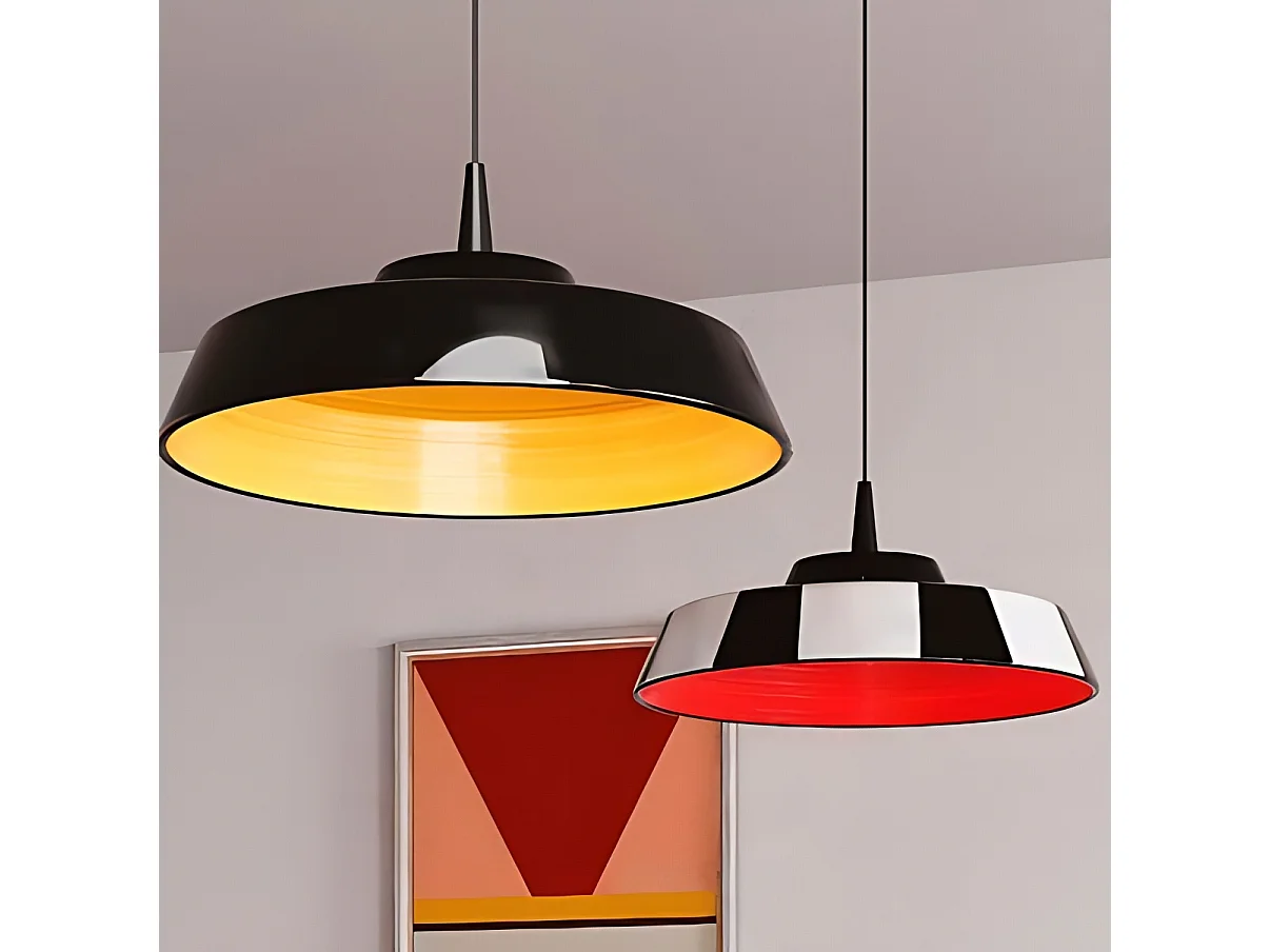 Circus Sort LED Pendellampe 8W 3000K Diameter 24cm Hvid Keramik Håndværksmæssigt Design Fremstillet i Italien IP40 til Boligindretning