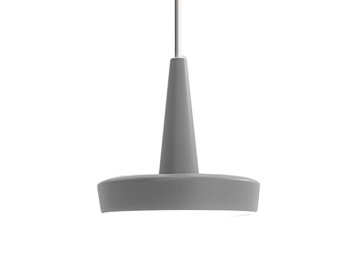 Baby LED-Pendelleuchte aus lackiertem Aluminium mit TRIAC-Dimmung, 2700K warmweißes Licht, kompaktes und elegantes Design für Innenräume