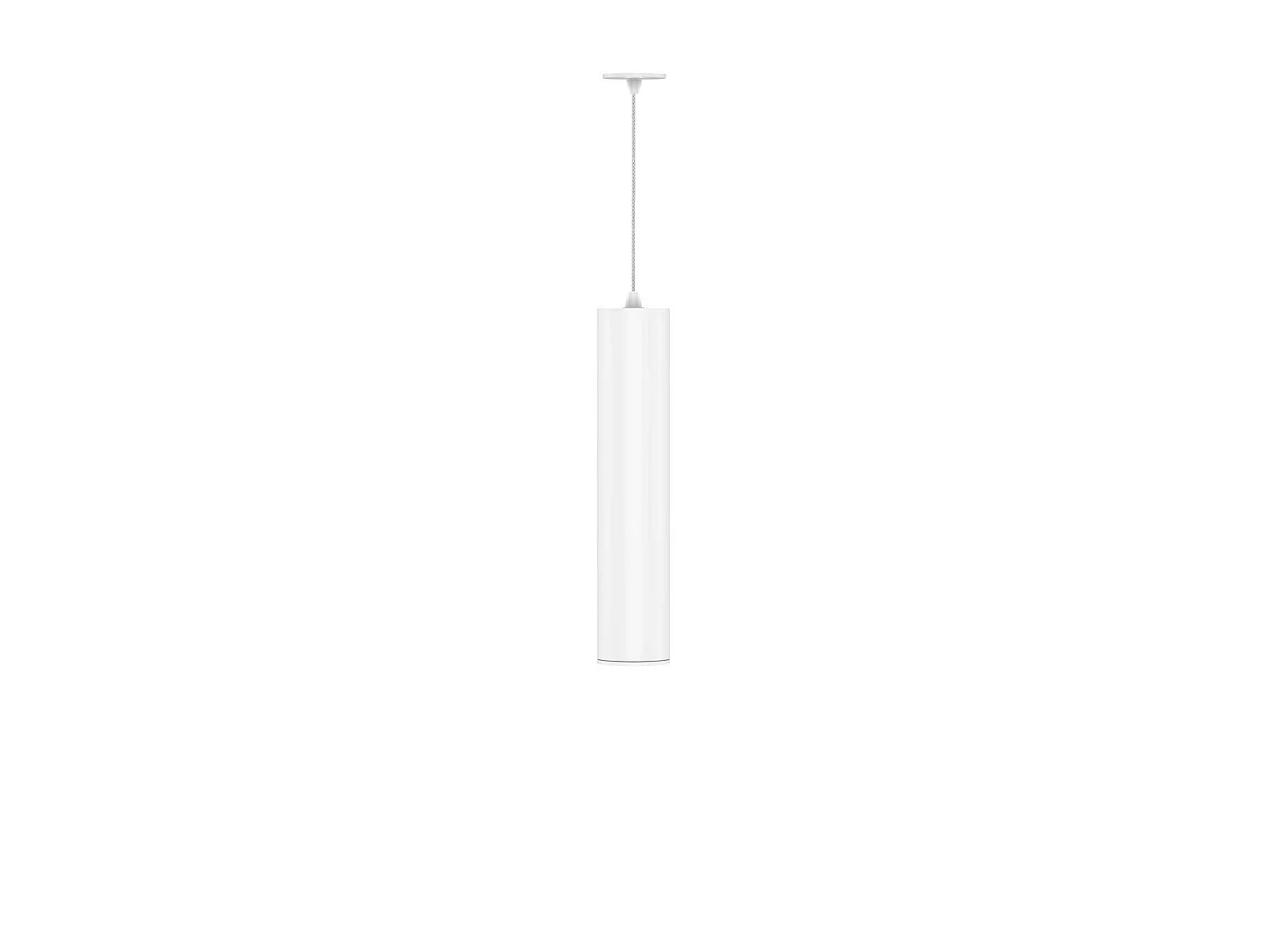 Atmos GU10 buisvormige hanglamp, mat wit, opbouw- of inbouwmontage, modern interieurontwerp - Beneito & Faure