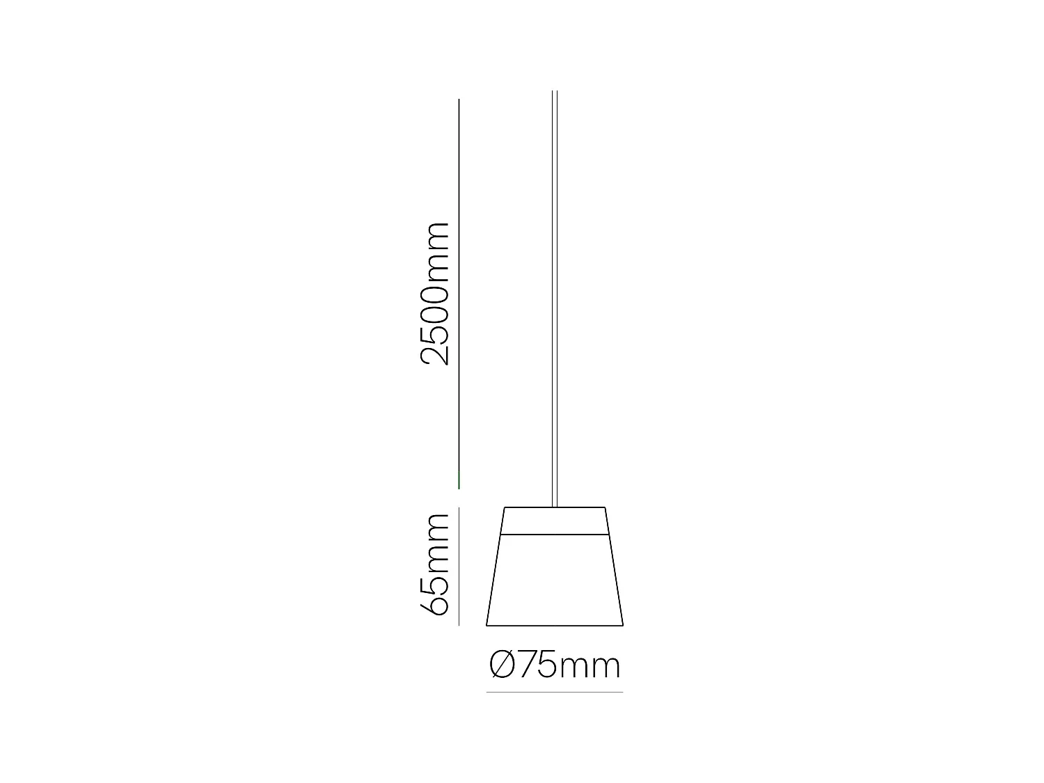 Lámpara colgante Lievo Space 8W 38º LED Interruptor CCT 2700K-3200K-4000K Negro mate - Sistema modular Beneito & Faure