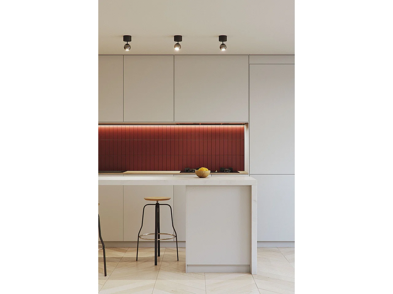 Bora Surface LED loftspotlight 8,5 W 36° 3000 K sølv, justerbar sfærisk spotlight med høj farvegengivelse - Beneito & Faure