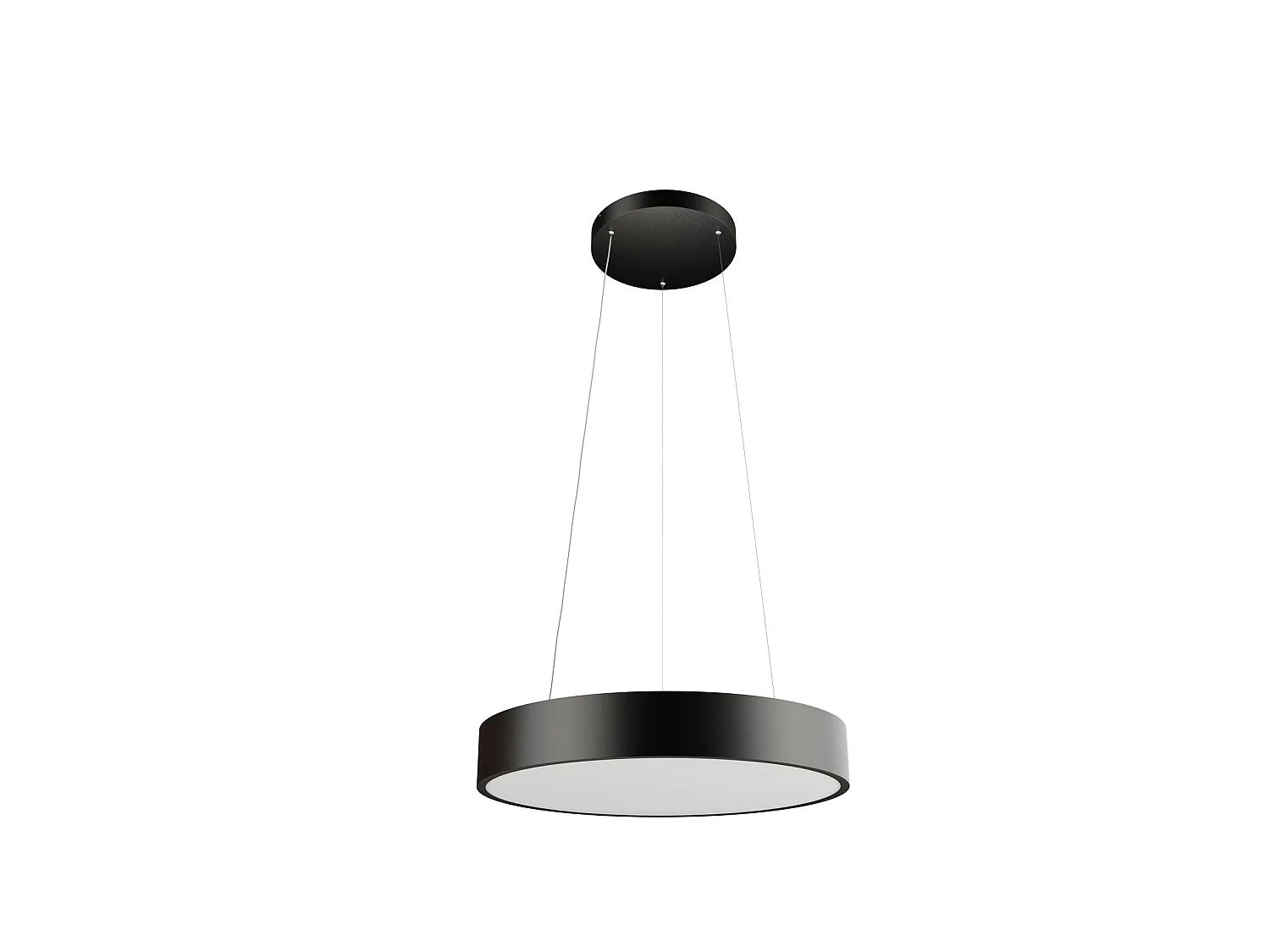 TOT XL lámpara colgante LED 60W 650 mm con Tuya Smart, CCT 2600K-4000K regulable y acabado negro mate - Beneito & Faure