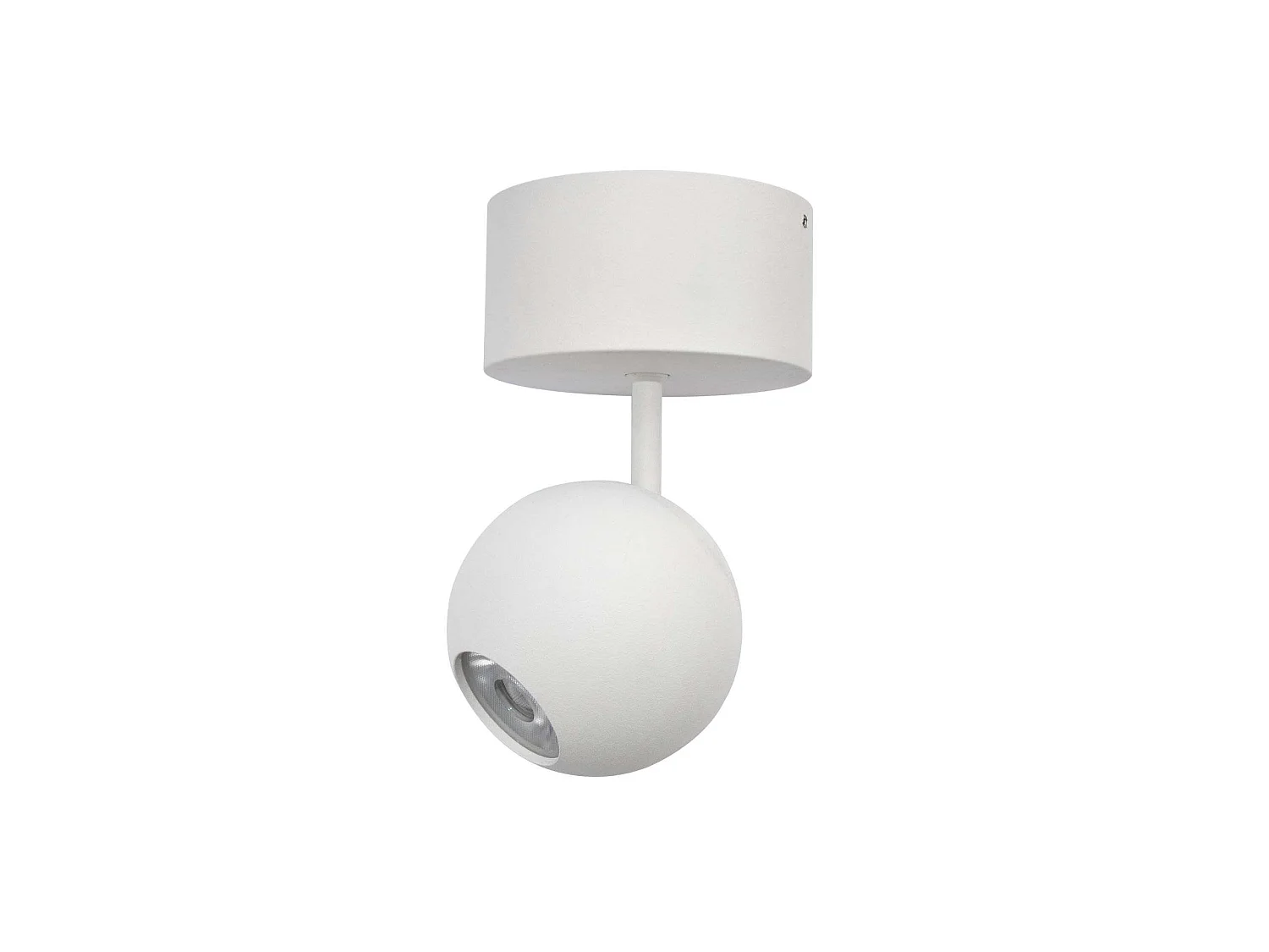 Bora LED-plafondspot 8,5W 36º 3000K mat wit, verstelbare bolvormige spot, hoge kleurweergave - Beneito & Faure