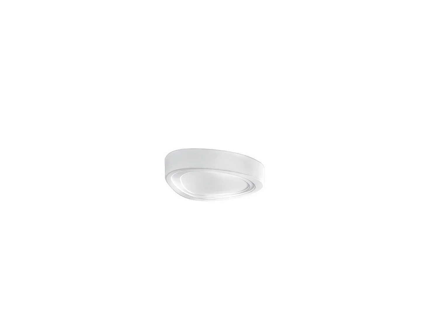 Witte Glazen Plafondlamp 10S46472 met 3xE27 Fitting, Modern en Elegant Design voor Binnenverlichting, Afmetingen 44x35x10 cm - Merknaam Perenz