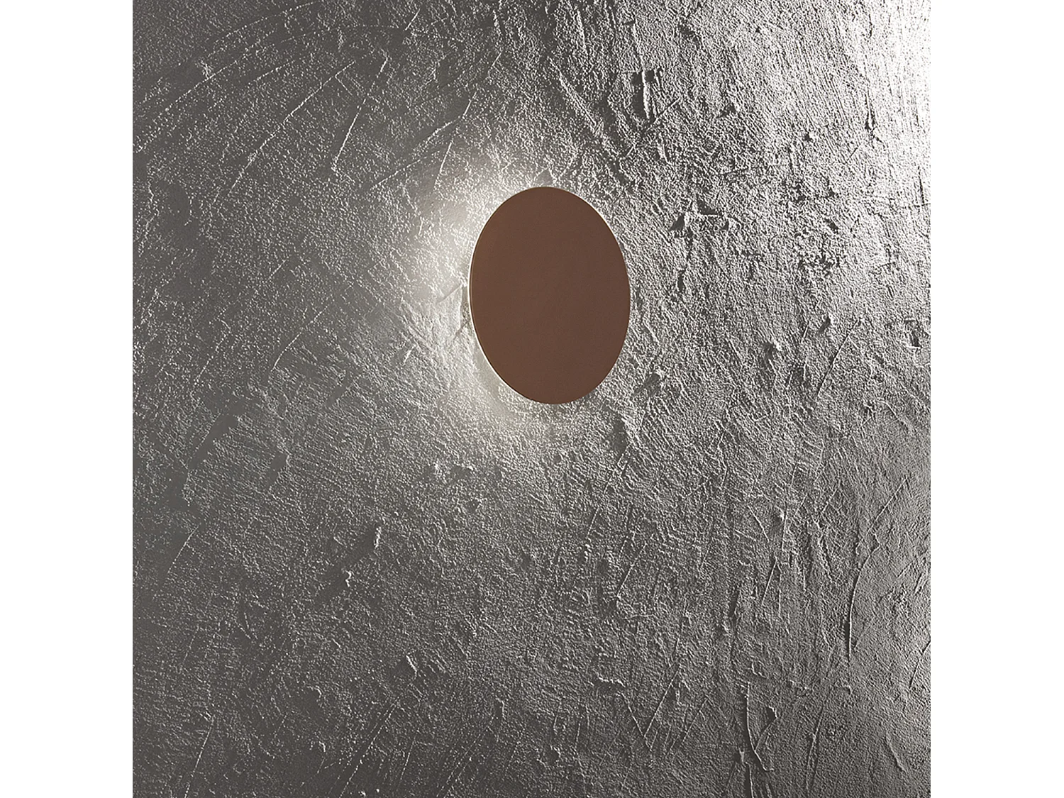 28W LED-plafondlamp, dimbaar, kleurtemperatuur 3000K-6000K, gepoedercoat metalen en aluminium frame, metallic bruine kleur - Perenz