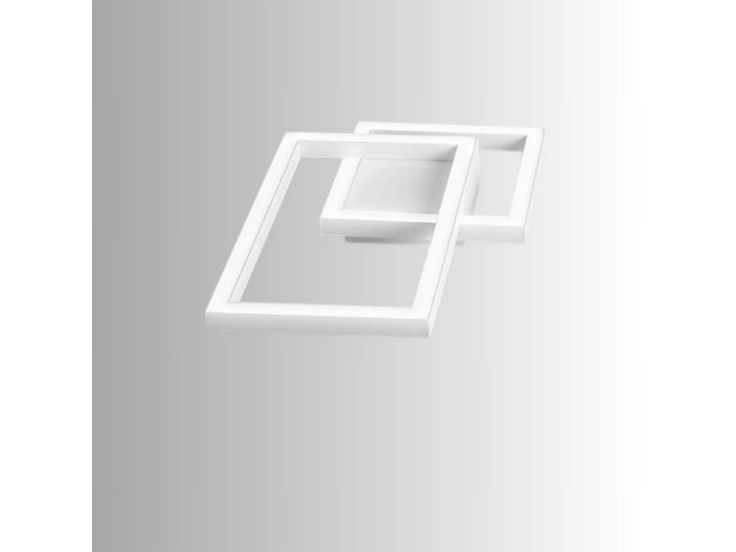 Plafonier LED 20W Regulável em Alumínio Branco Mate - Design Moderno com Tecnologia CCT 3000K 4000K 6000K para Interiores - Marca Perenz Italy