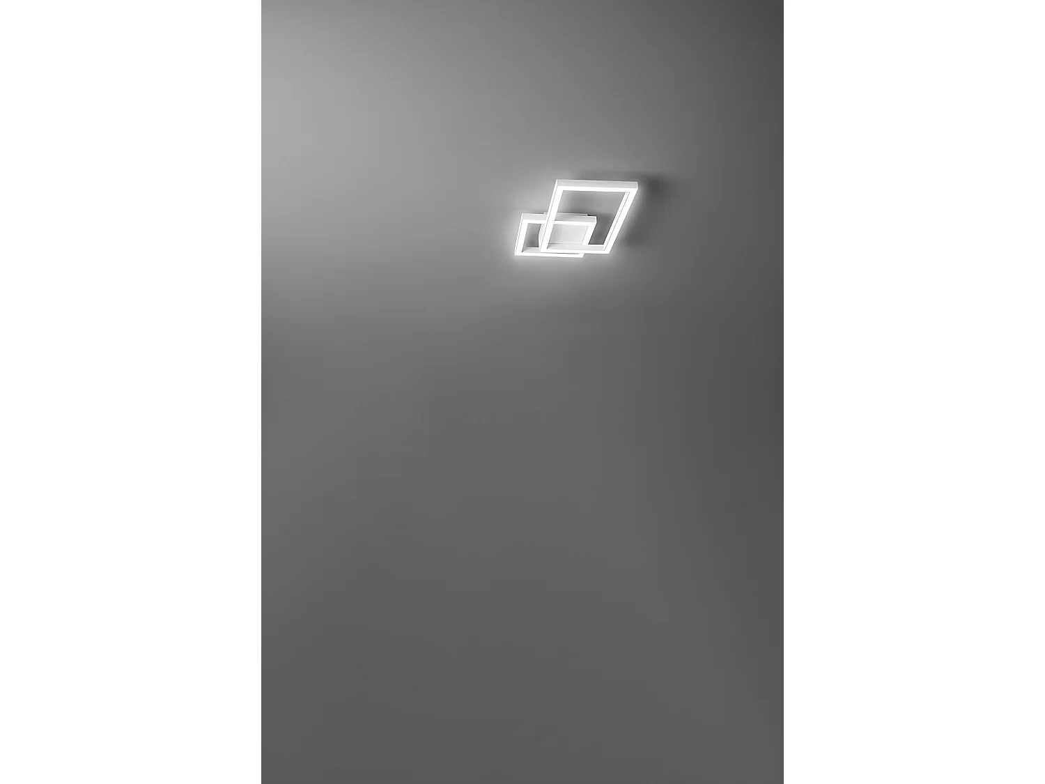 Plafonier LED 20W Regulável em Alumínio Branco Mate - Design Moderno com Tecnologia CCT 3000K 4000K 6000K para Interiores - Marca Perenz Italy
