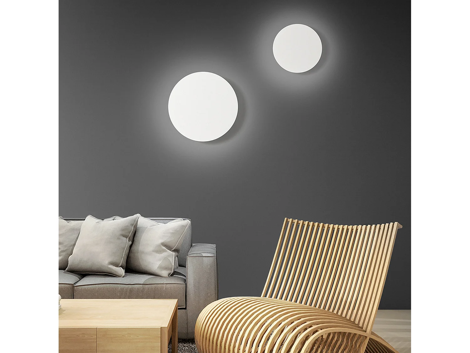Plafonete LED de teto em metal branco mate, 15W, CCT ajustável 3000K-4000K-6000K, diâmetro 25cm, design moderno e minimalista - Marca Perenz Ltda