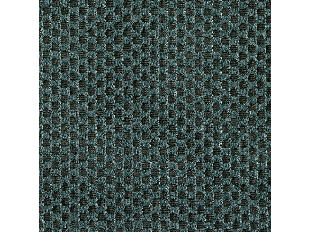 Lot de 6 fauteuils design de table en tissu texturé maille 3D bleu - ELECTRON