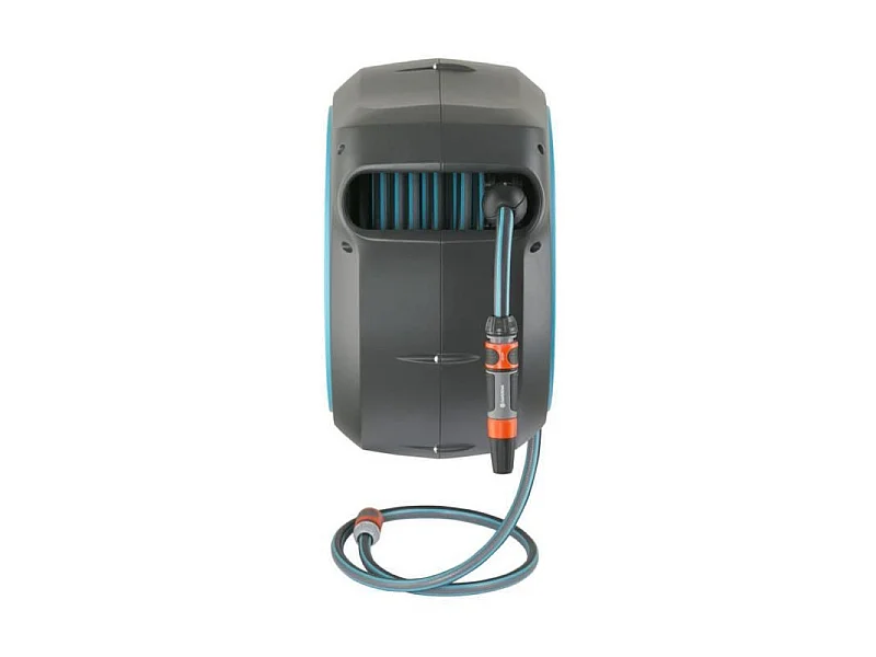 Carrete de Manguera Automático GARDENA RollUp L Montado en Pared - Longitud de 30m - Ø13mm - Kit Completo - Garantía de 5 Años