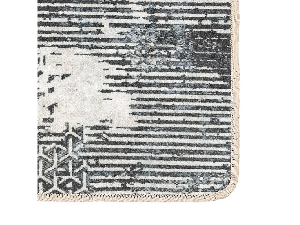 Tapis lavable multicolore 160x230 cm antidérapant