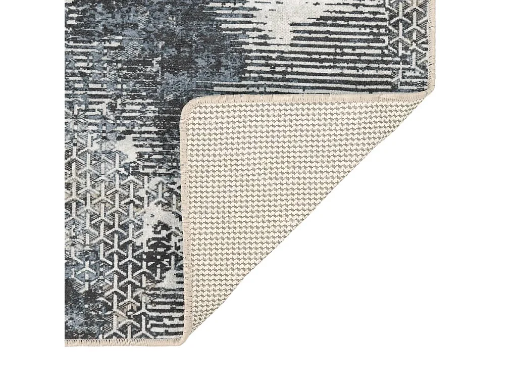 Tapis lavable multicolore 160x230 cm antidérapant