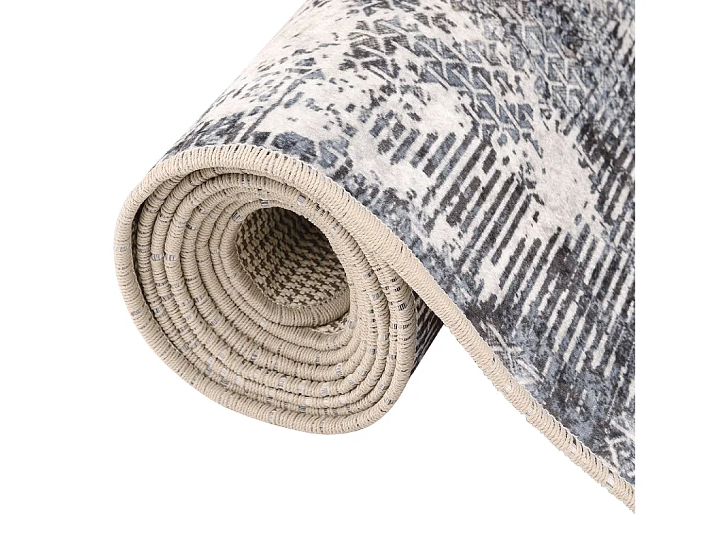 Tapis lavable multicolore 160x230 cm antidérapant
