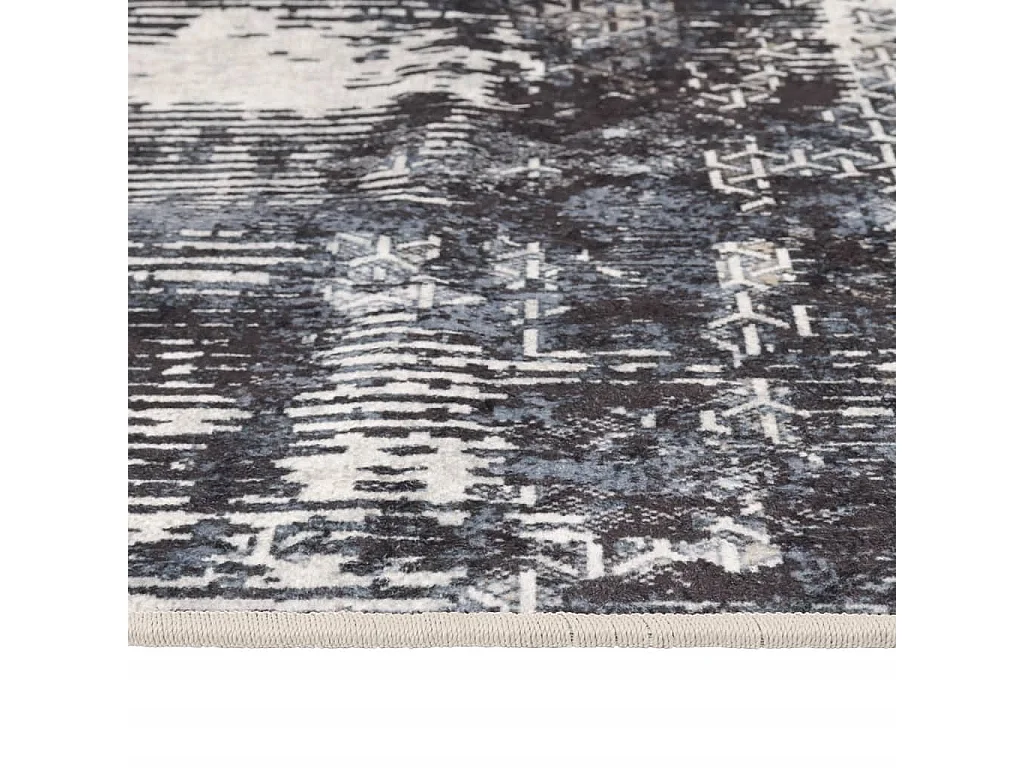 Tapis lavable multicolore 160x230 cm antidérapant