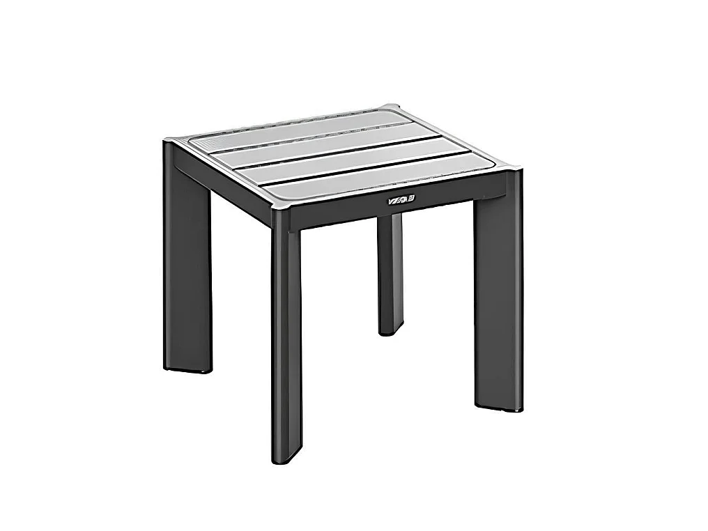 Salon de jardin 5 places complet en aluminium LIGO