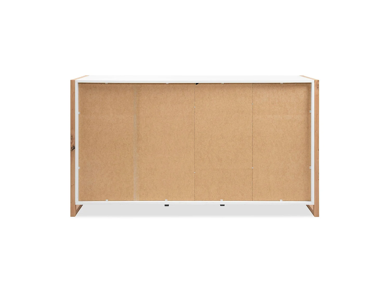 Buffet blanc 3 portes 3 tiroirs 160 cm ALVA