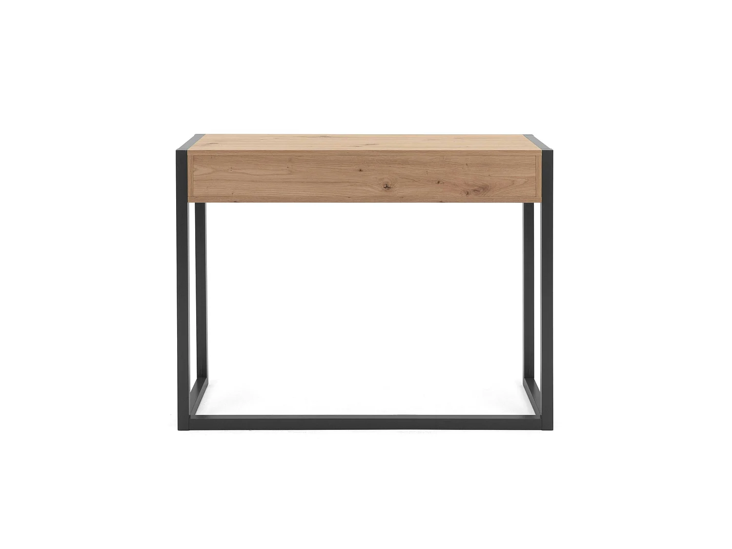 Console d'entrée 2 tiroirs effet chêne ALVA