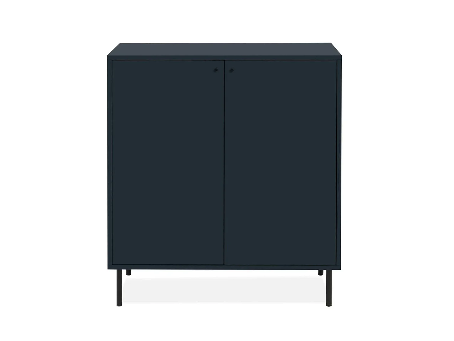 Petit buffet moderne bleu sombre 2 portes RAVEN