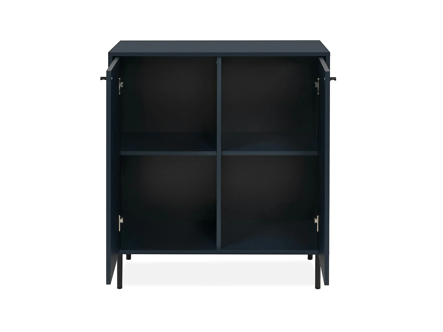 Petit buffet moderne bleu sombre 2 portes RAVEN