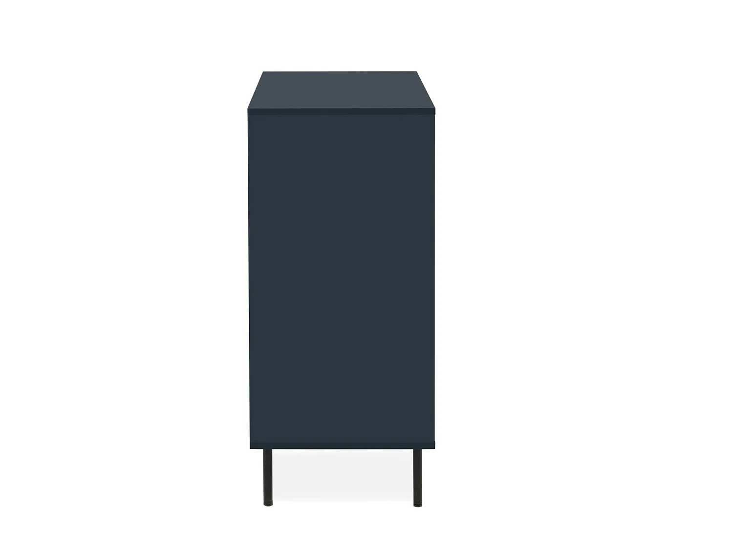 Petit buffet moderne bleu sombre 2 portes RAVEN