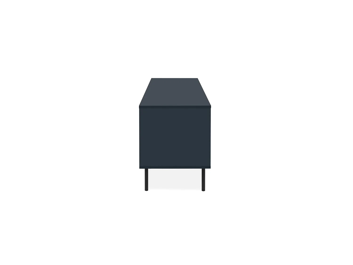 Meuble TV moderne bleu sombre 2 portes RAVEN