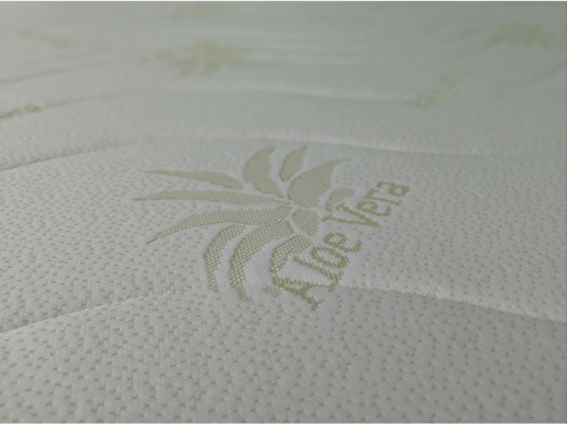 Pocketvering Matras 160x200 ALOË VERA   21cm hoog met kokos 160X200
