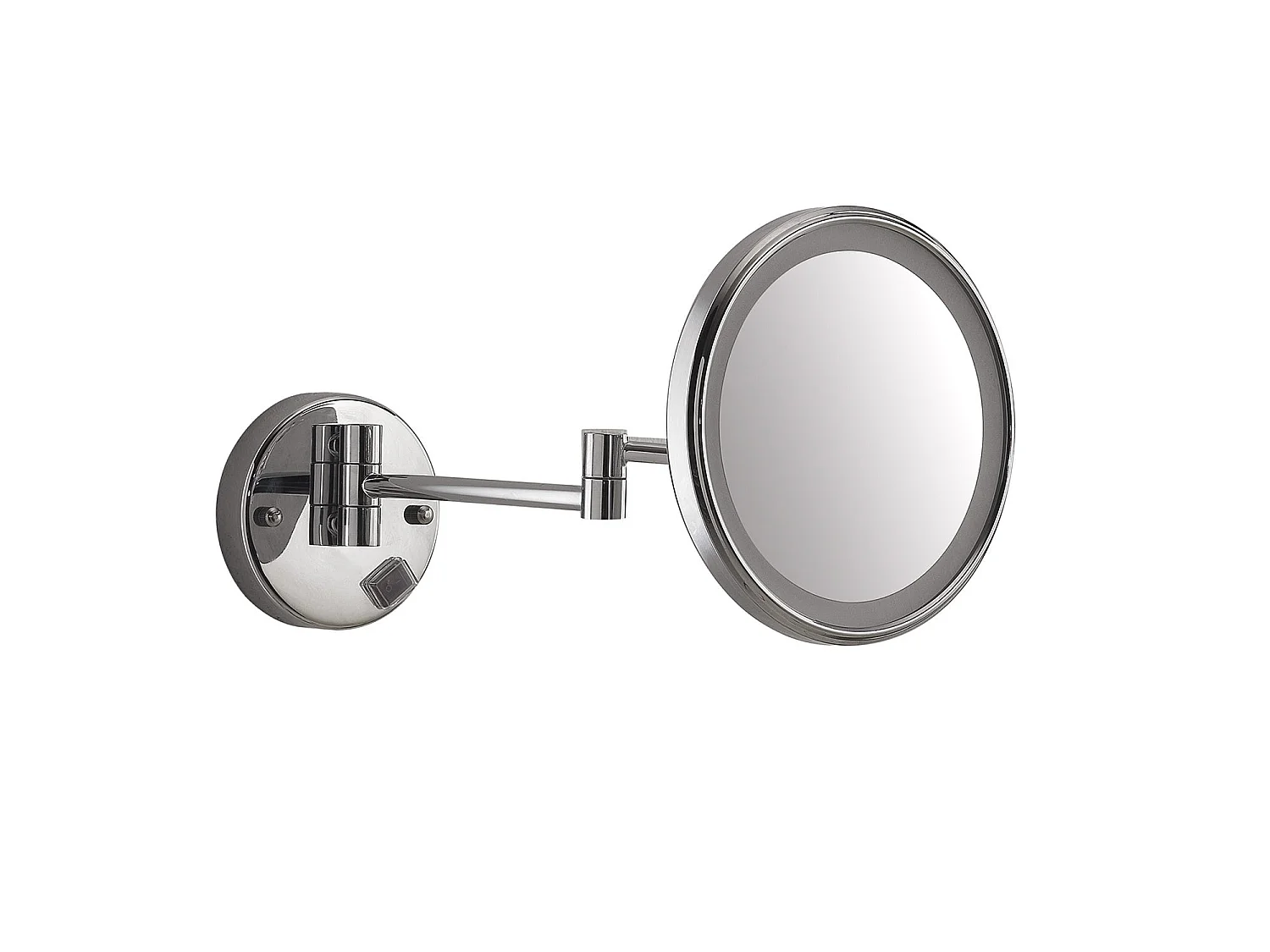 Miroir Grossissant Mural Rond 5X Avec Led | Eva