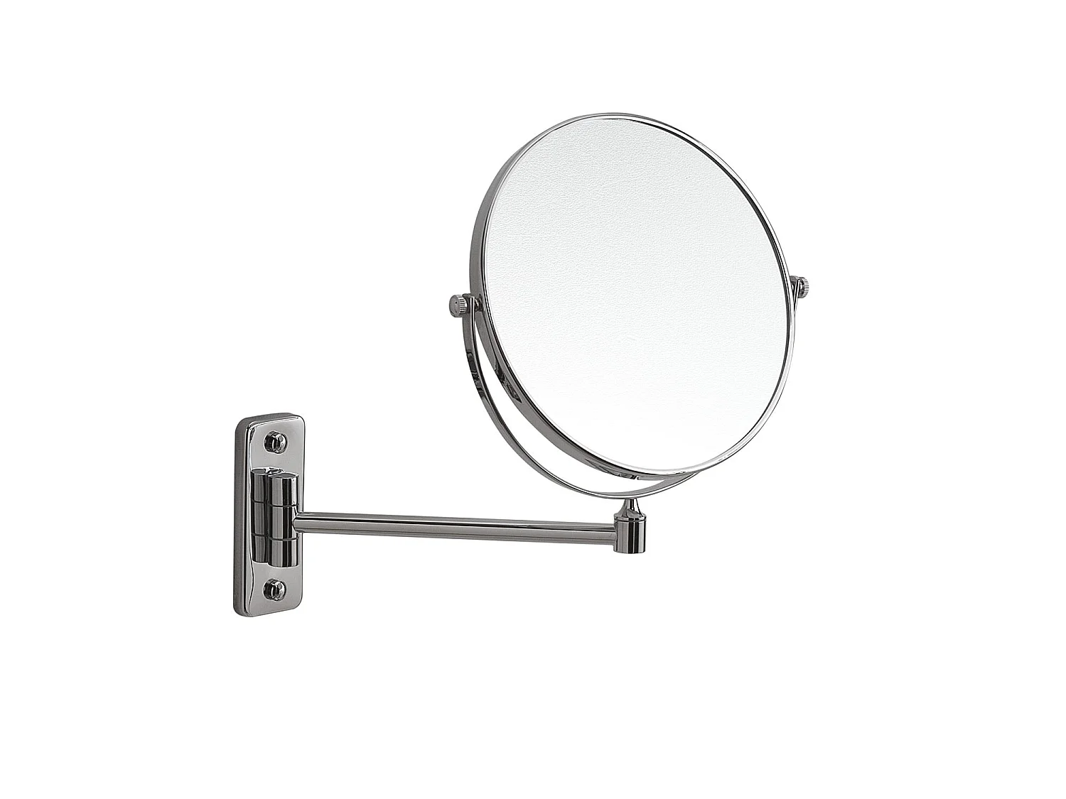 Miroir Grossissant Mural Bras Simple 3X Finition Chrome | Mia
