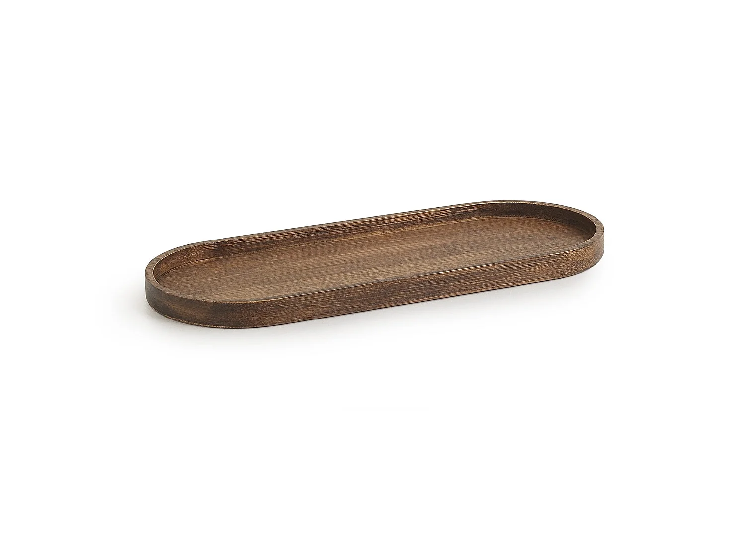 Plateau En Bambou Naturel Foncé Pour Salle De Bain | Tamerice