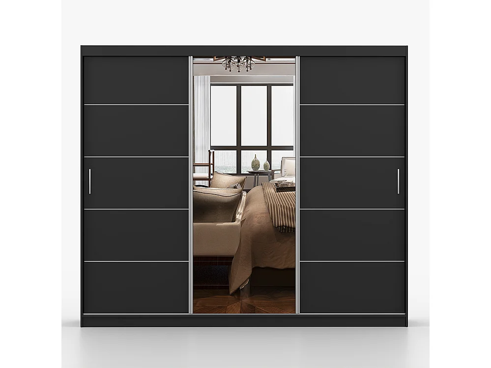 Armoire à portes coulissantes LION 250 cm