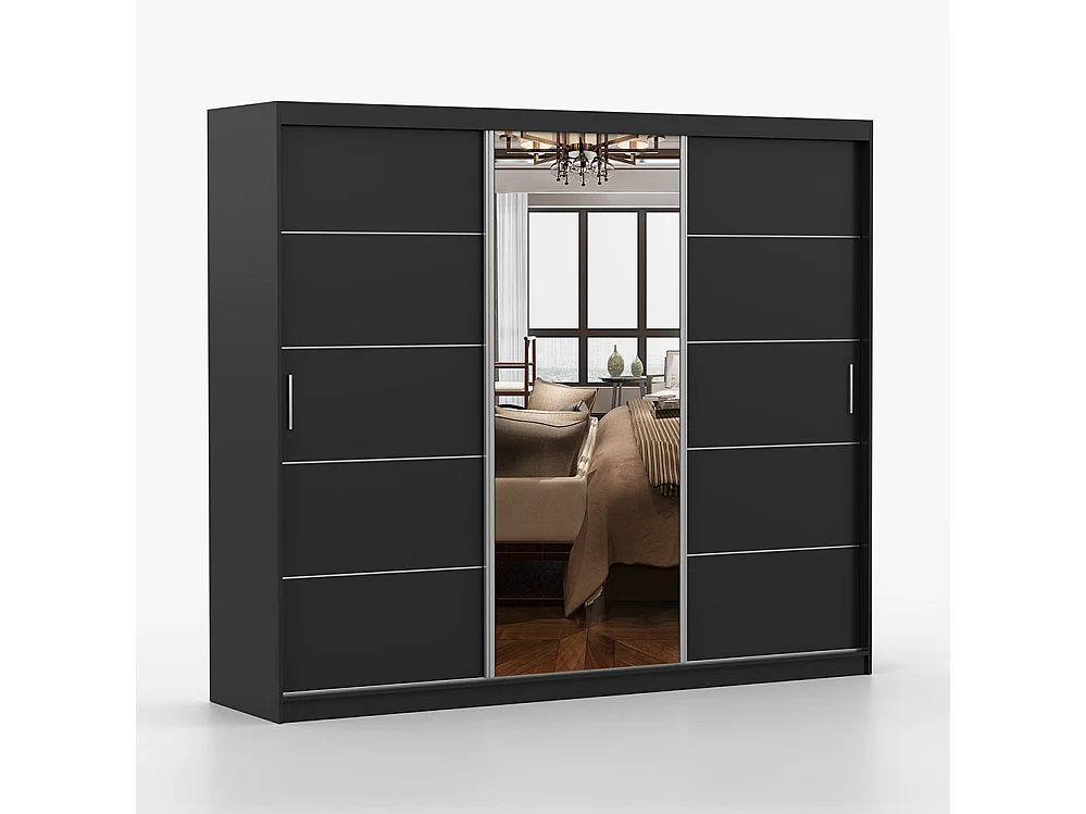Armoire à portes coulissantes LION 250 cm