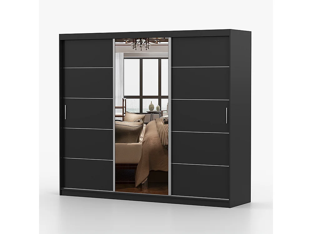Armoire à portes coulissantes LION 250 cm