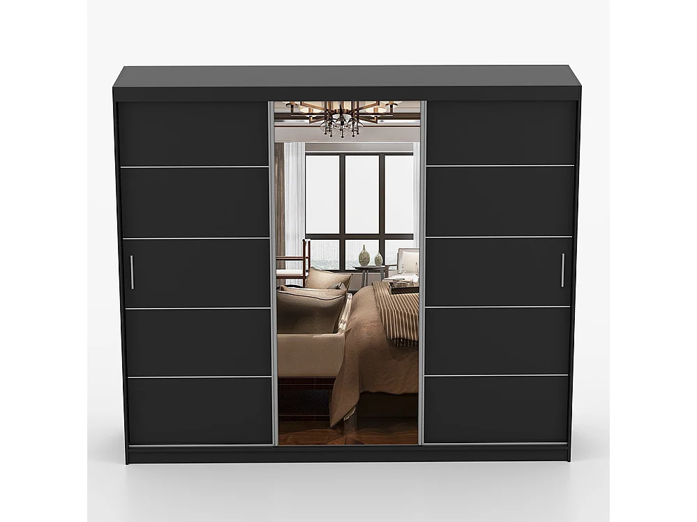 Armoire à portes coulissantes LION 250 cm