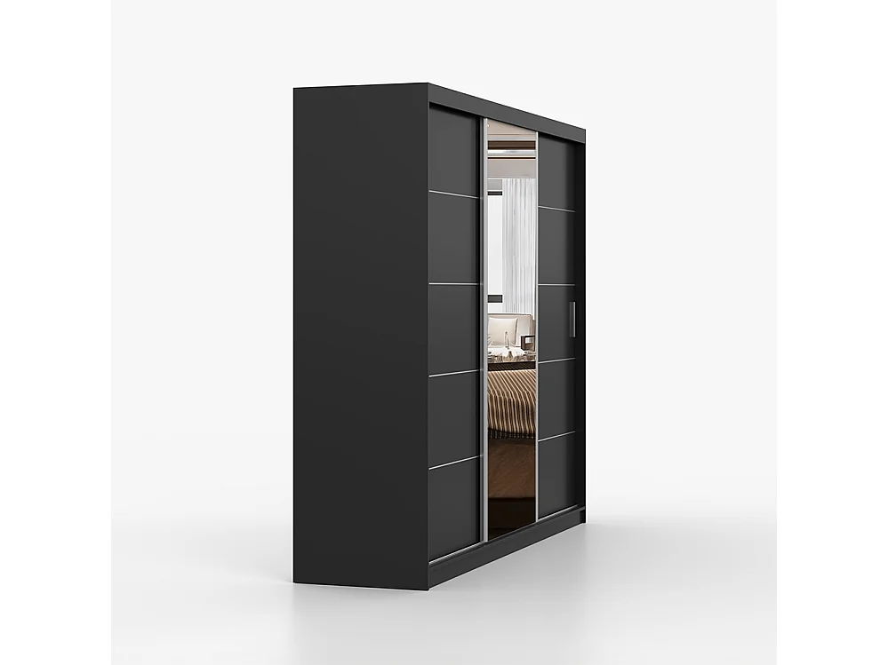 Armoire à portes coulissantes LION 250 cm