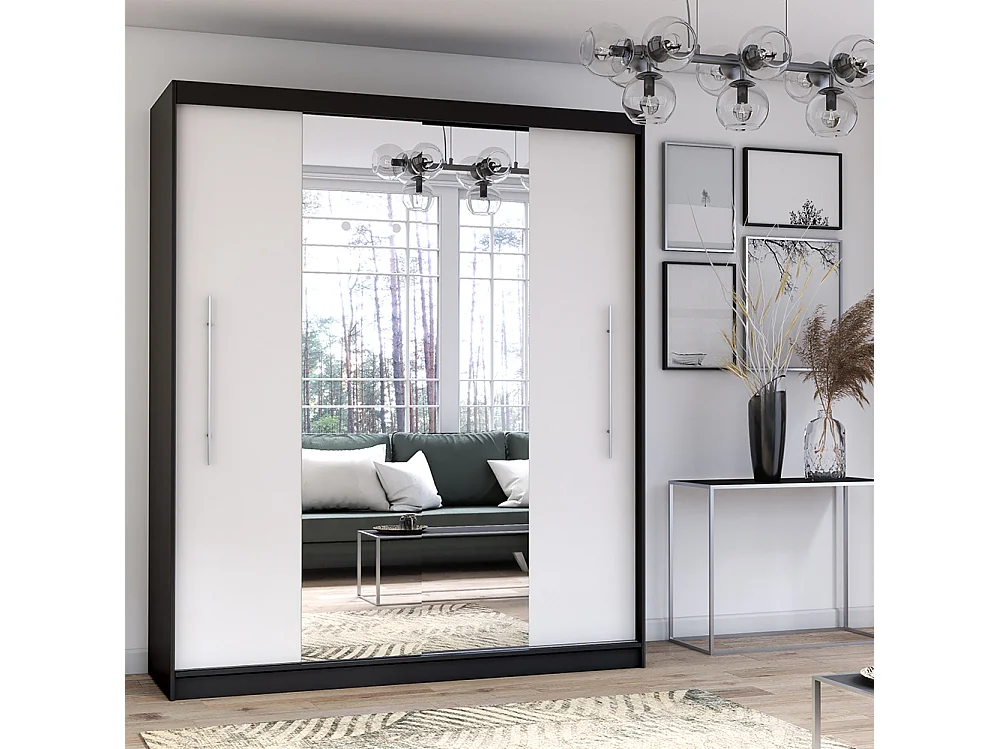 Armoire à portes coulissantes TORINO I 203 cm