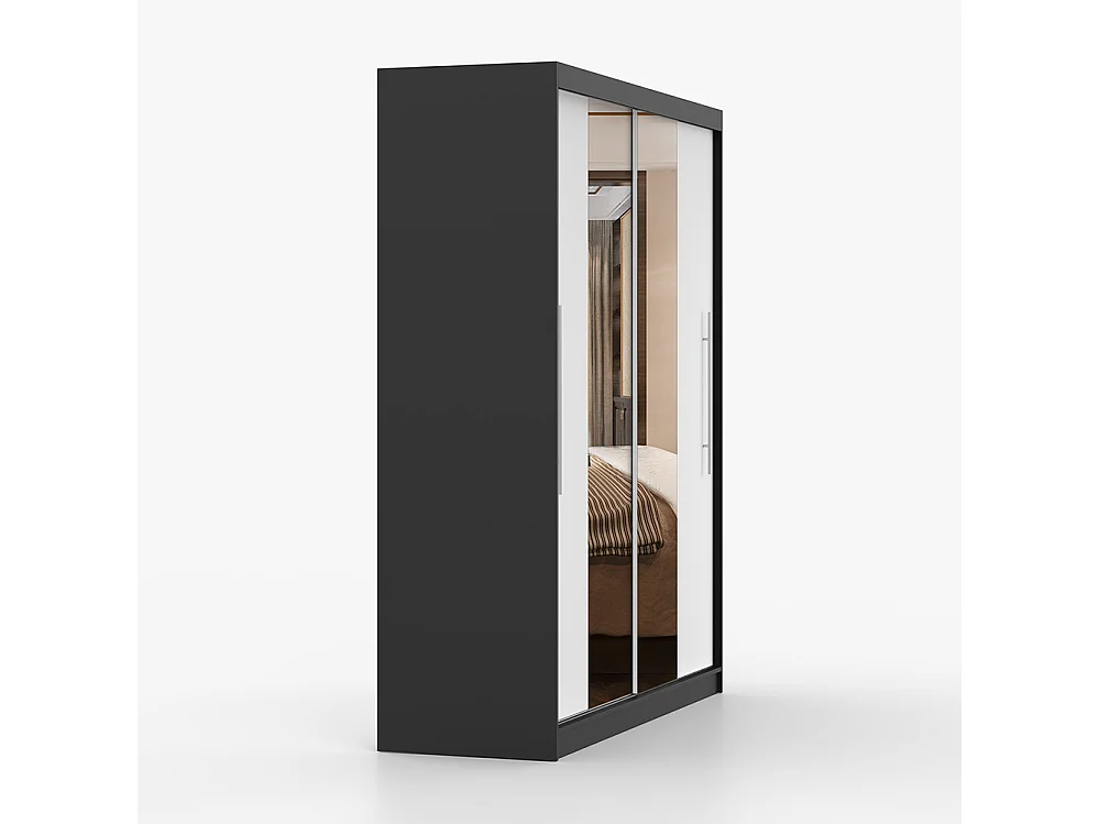 Armoire à portes coulissantes TORINO I 203 cm