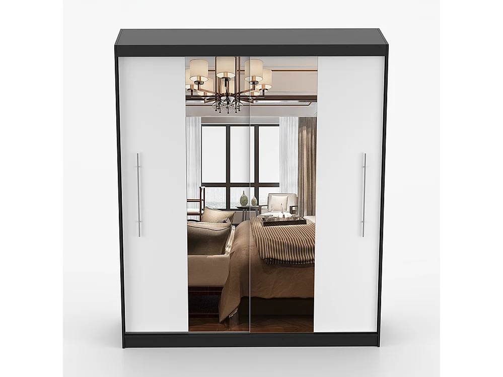 Armoire à portes coulissantes TORINO I 203 cm