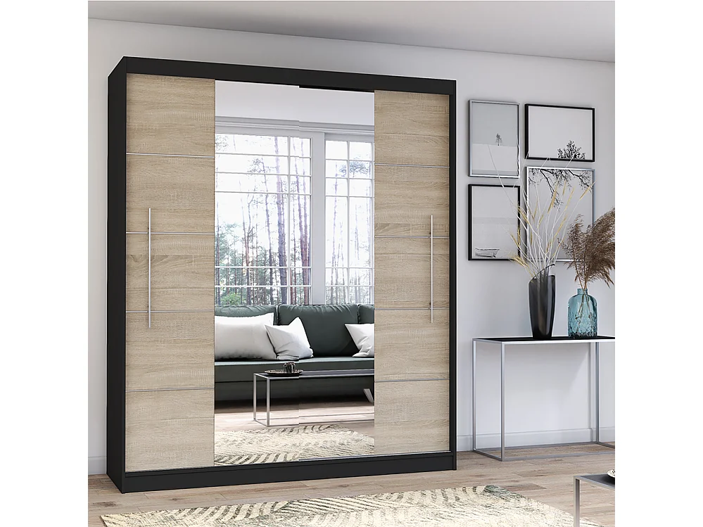 Schuifdeurkast TORINO III 203 cm